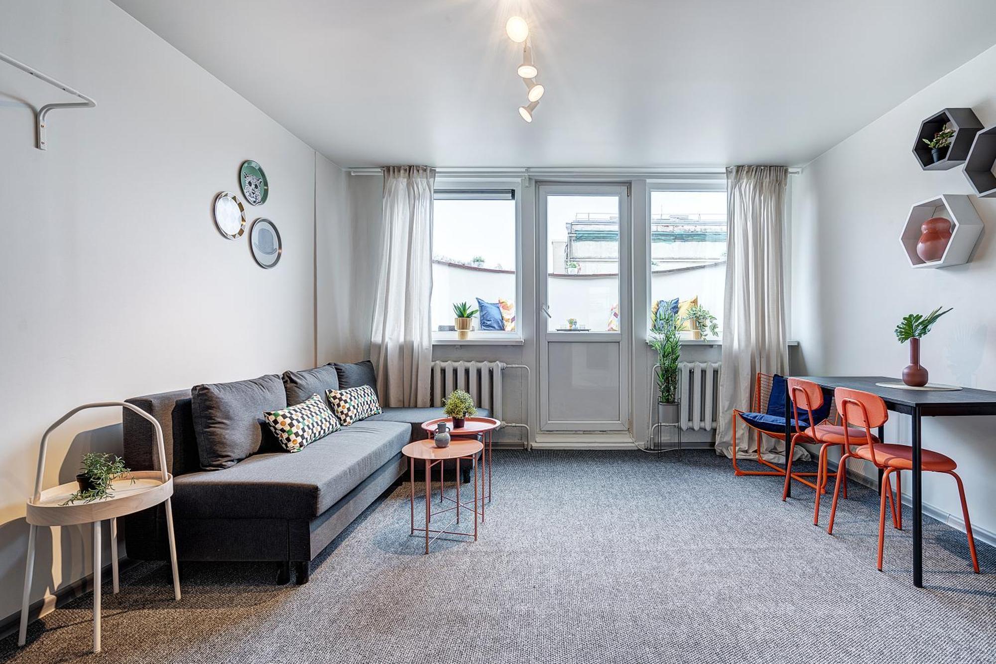 Funky Penthouse City Center Kaunas Rum bild