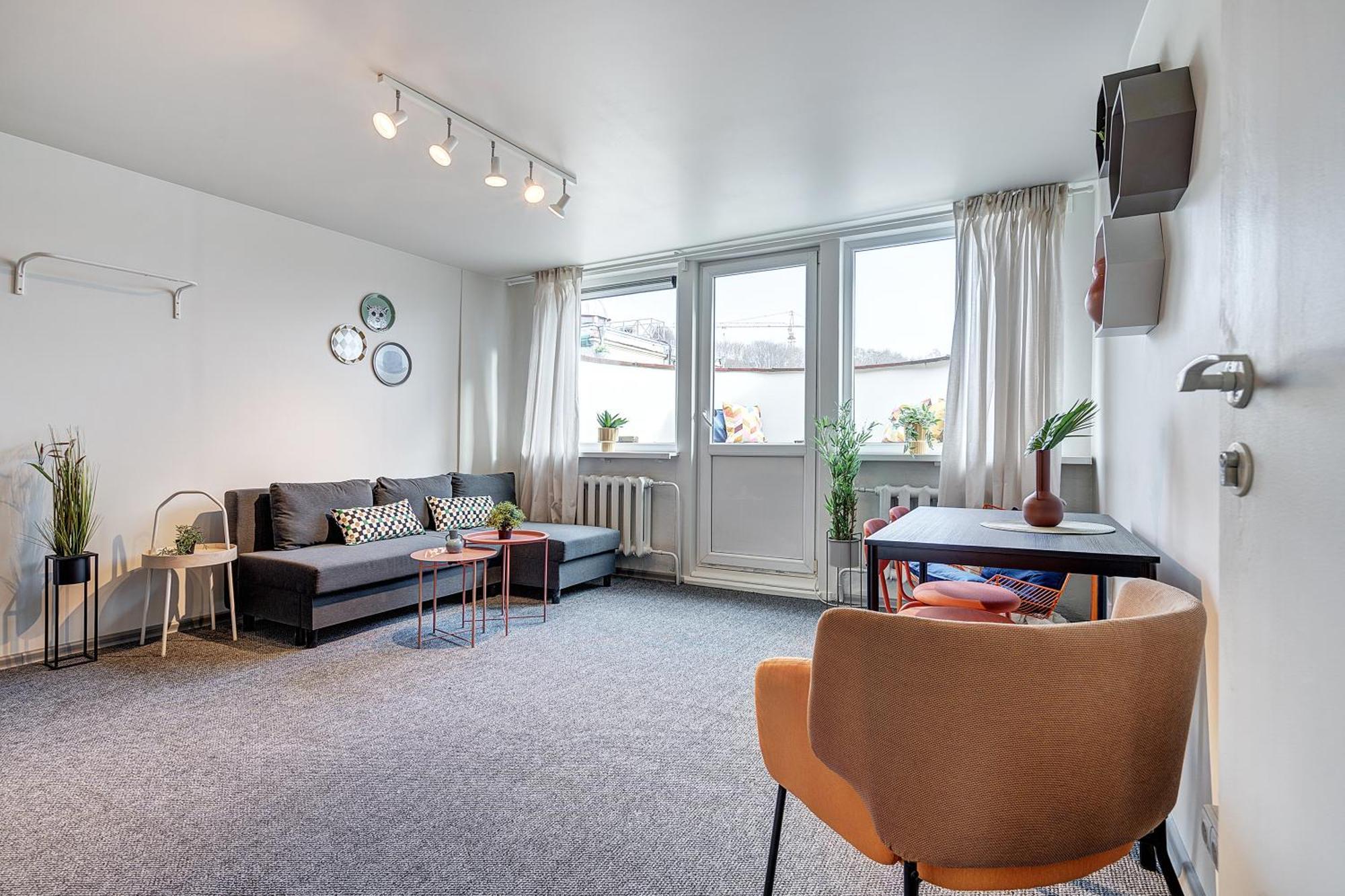 Funky Penthouse City Center Kaunas Rum bild